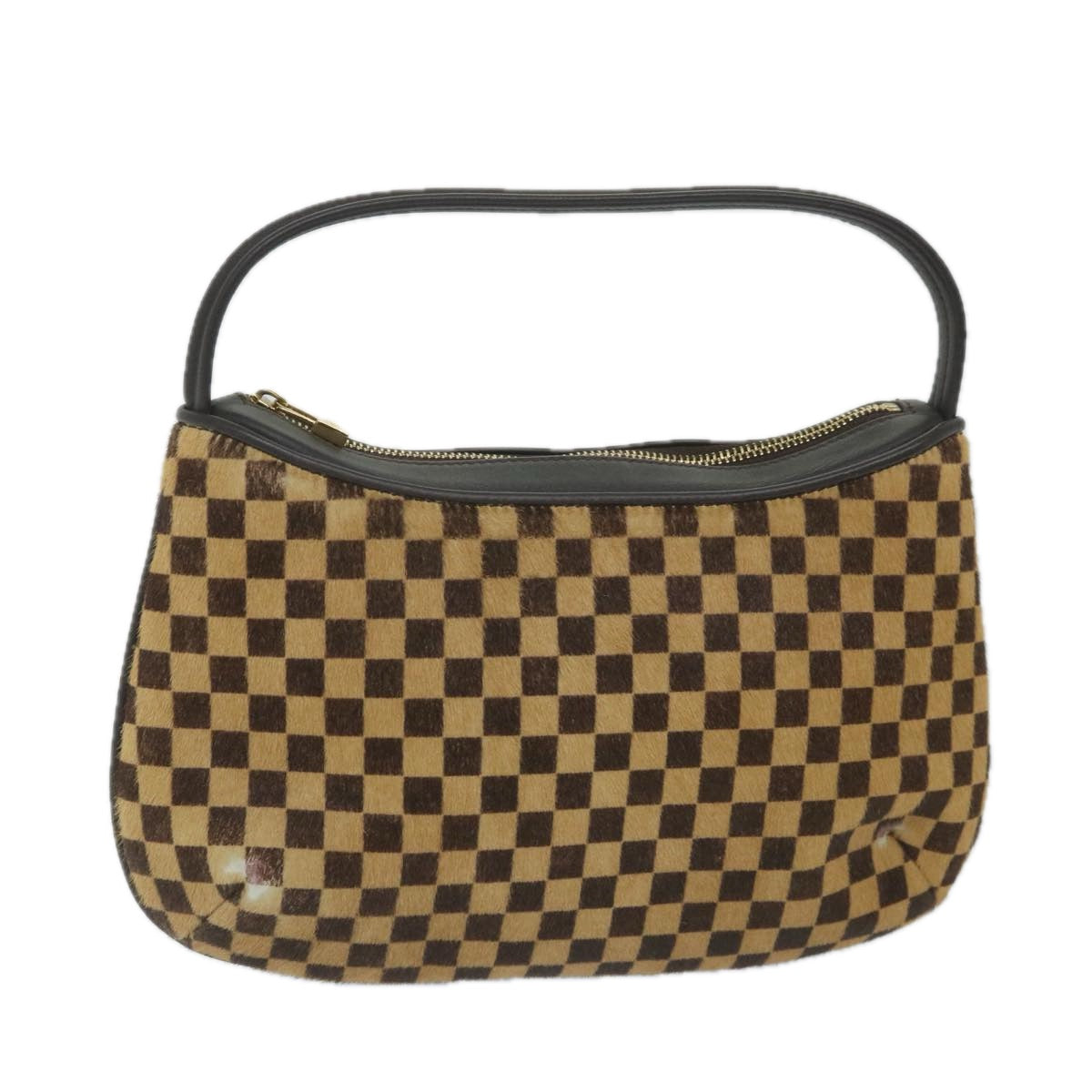 LOUIS VUITTON Damier Sauvage Tiger Hand Bag M92132 LV Auth ep2167