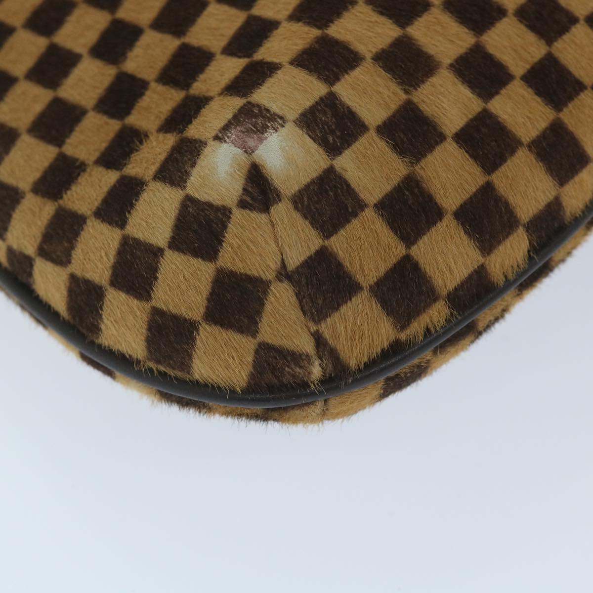 LOUIS VUITTON Damier Sauvage Tiger Hand Bag M92132 LV Auth ep2167