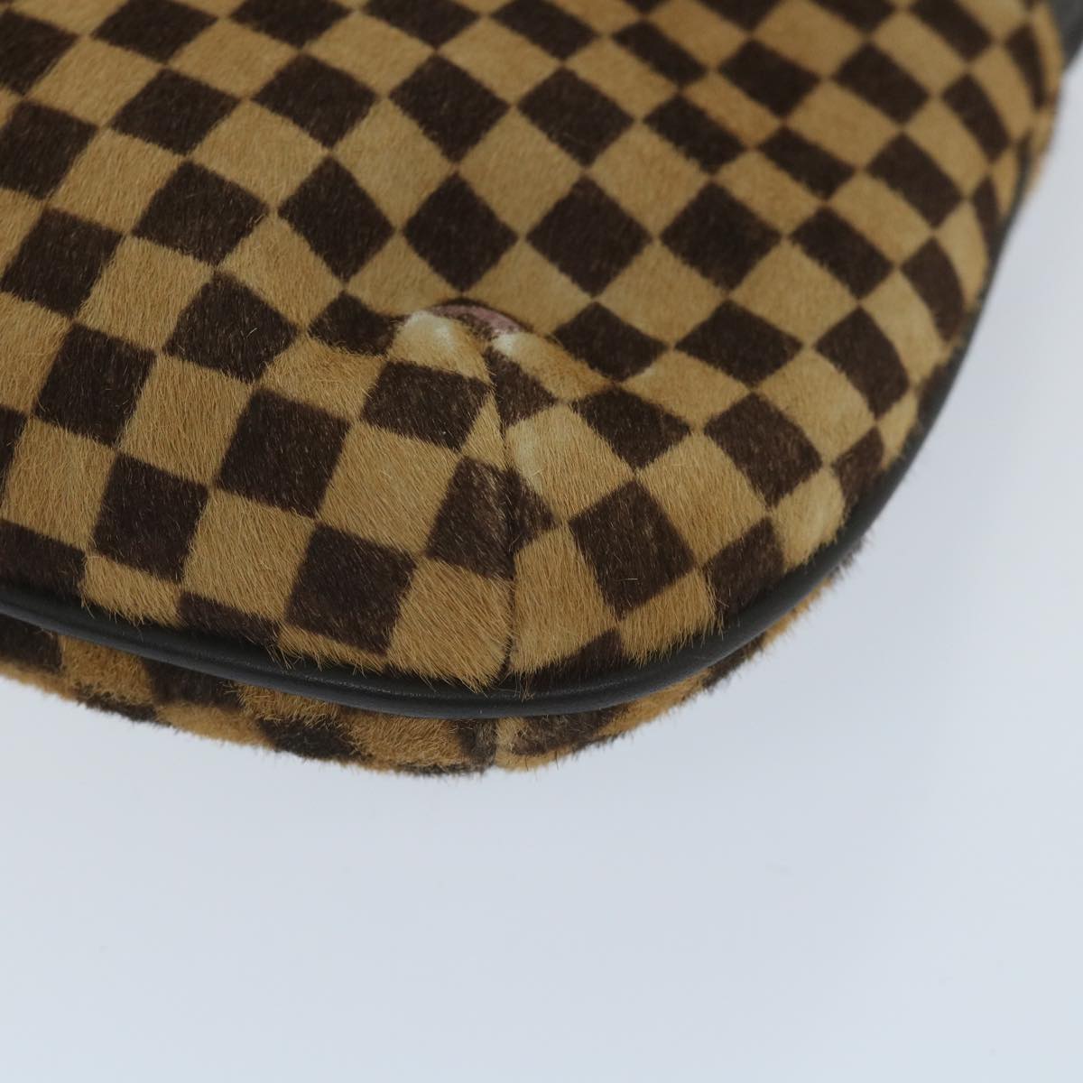 LOUIS VUITTON Damier Sauvage Tiger Hand Bag M92132 LV Auth ep2167