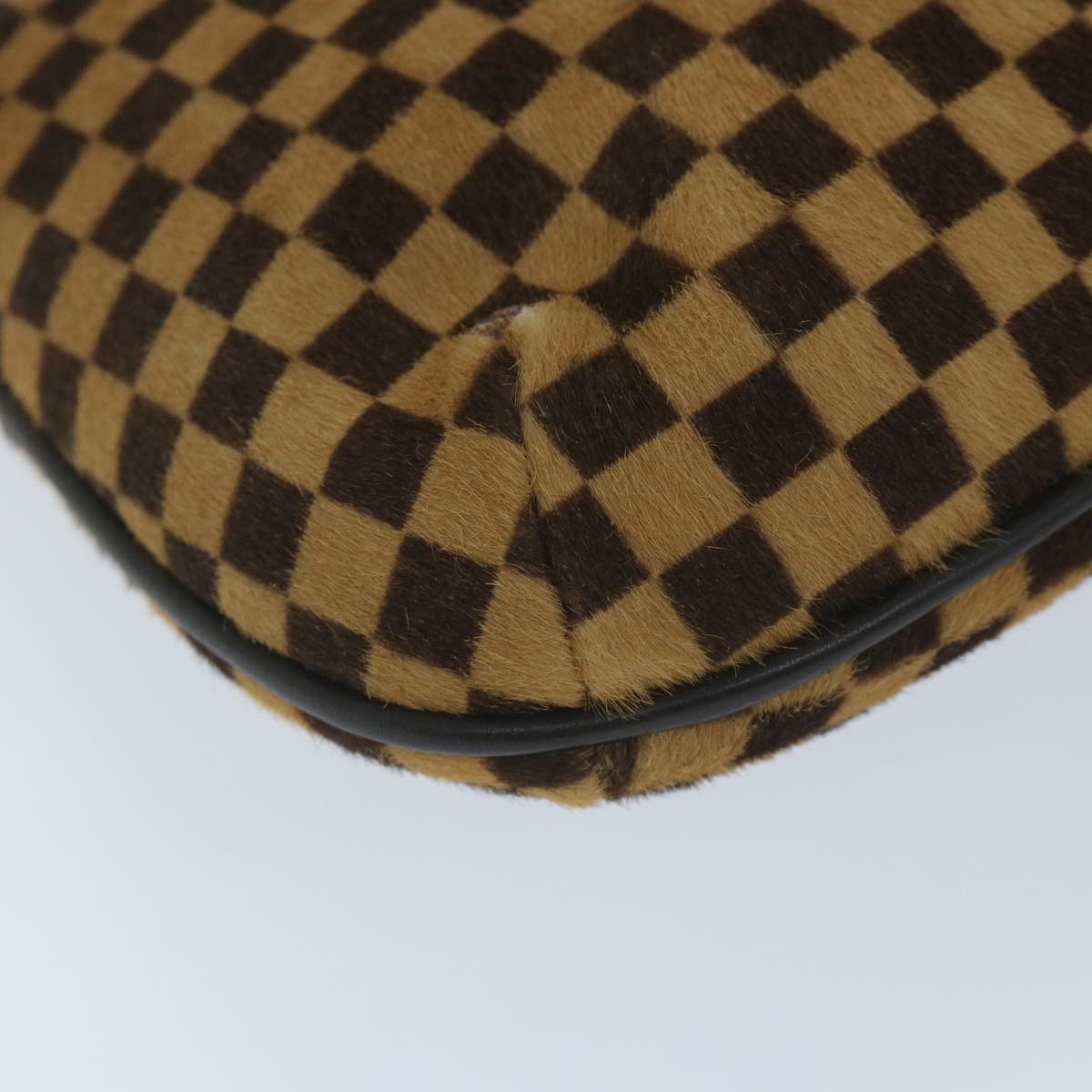 LOUIS VUITTON Damier Sauvage Tiger Hand Bag M92132 LV Auth ep2167