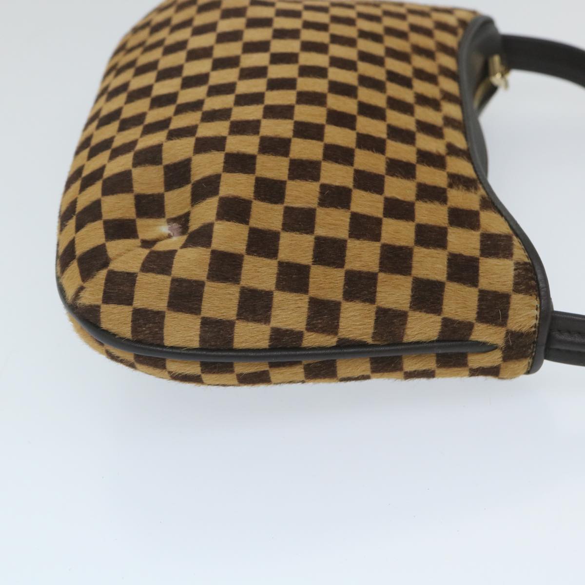 LOUIS VUITTON Damier Sauvage Tiger Hand Bag M92132 LV Auth ep2167