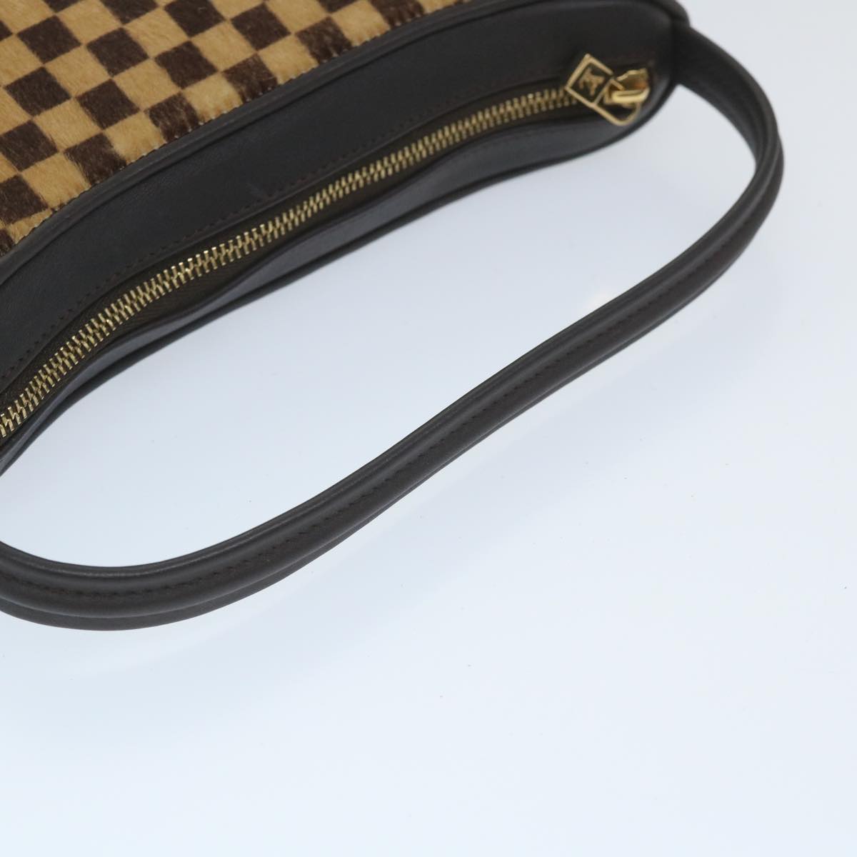 LOUIS VUITTON Damier Sauvage Tiger Hand Bag M92132 LV Auth ep2167