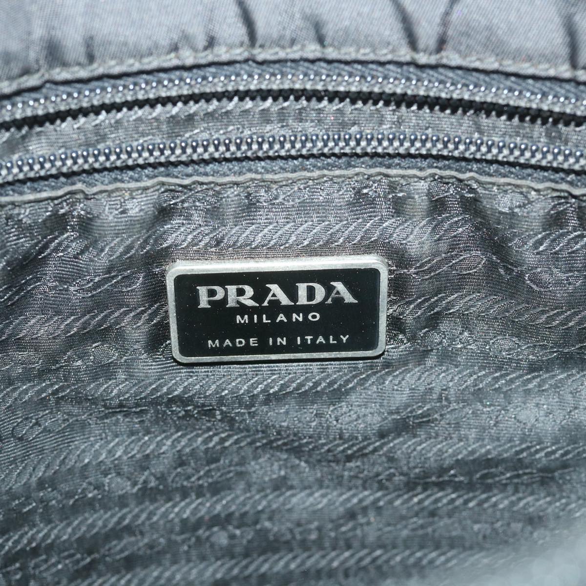 PRADA Shoulder Bag Nylon Black Auth ep2172