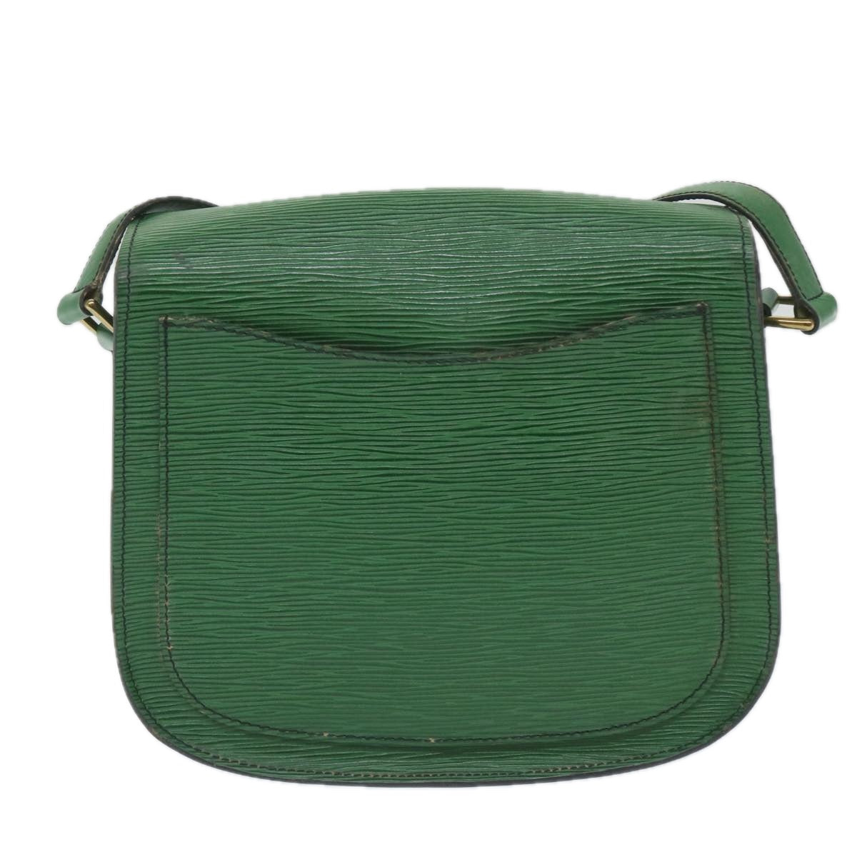 LOUIS VUITTON Epi Saint Cloud GM Shoulder Bag Green M52194 LV Auth ep2182