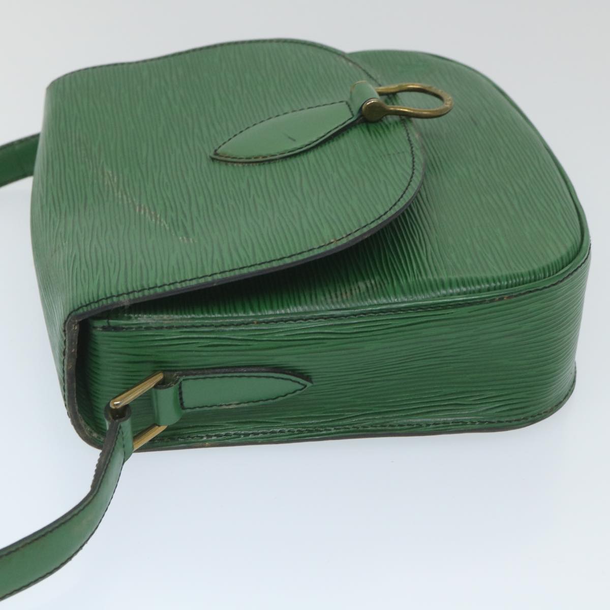 LOUIS VUITTON Epi Saint Cloud GM Shoulder Bag Green M52194 LV Auth ep2182