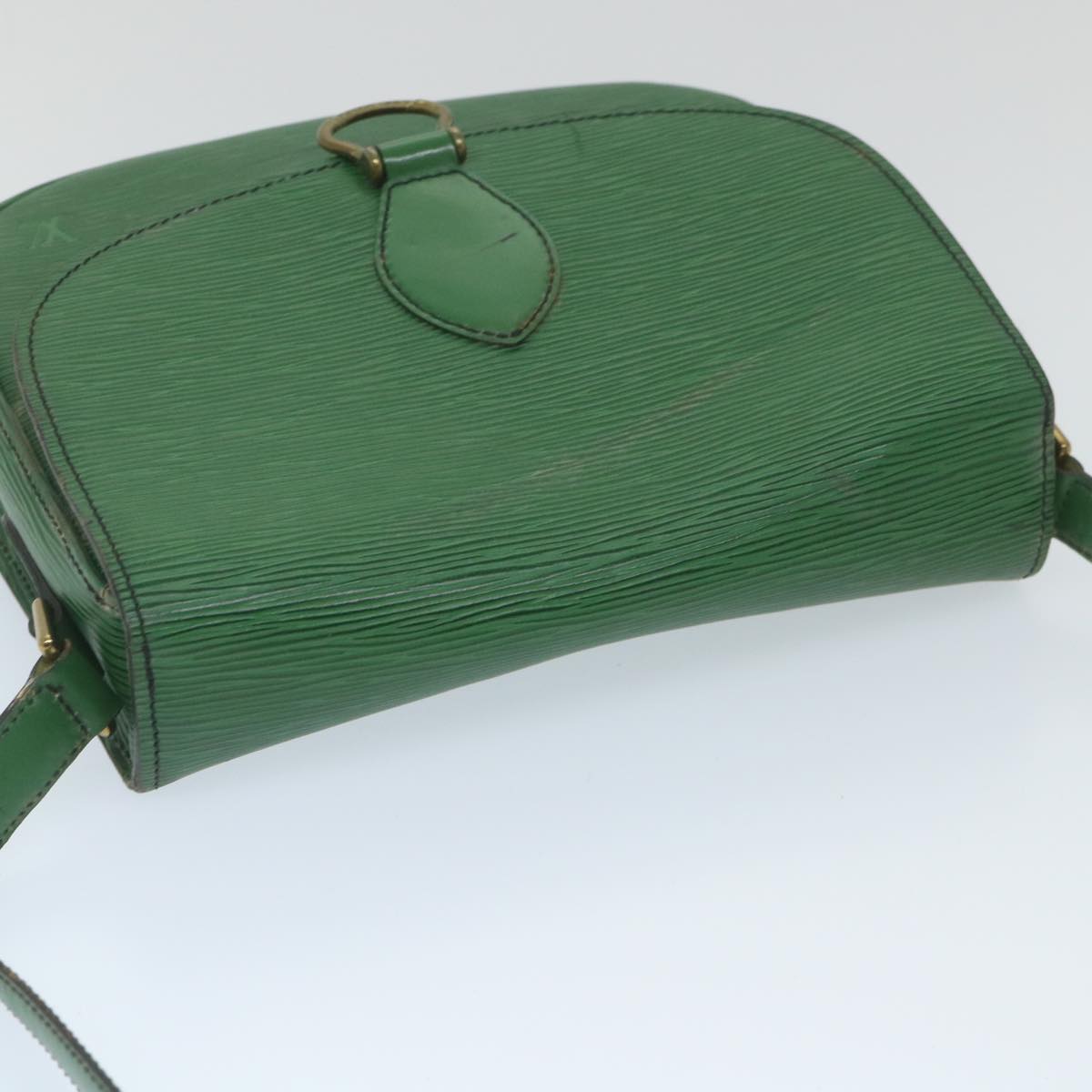 LOUIS VUITTON Epi Saint Cloud GM Shoulder Bag Green M52194 LV Auth ep2182