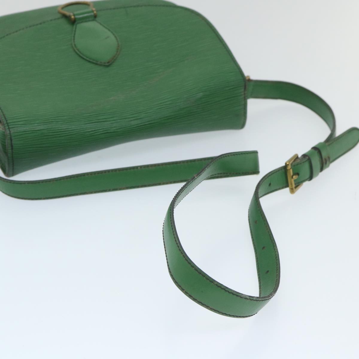 LOUIS VUITTON Epi Saint Cloud GM Shoulder Bag Green M52194 LV Auth ep2182