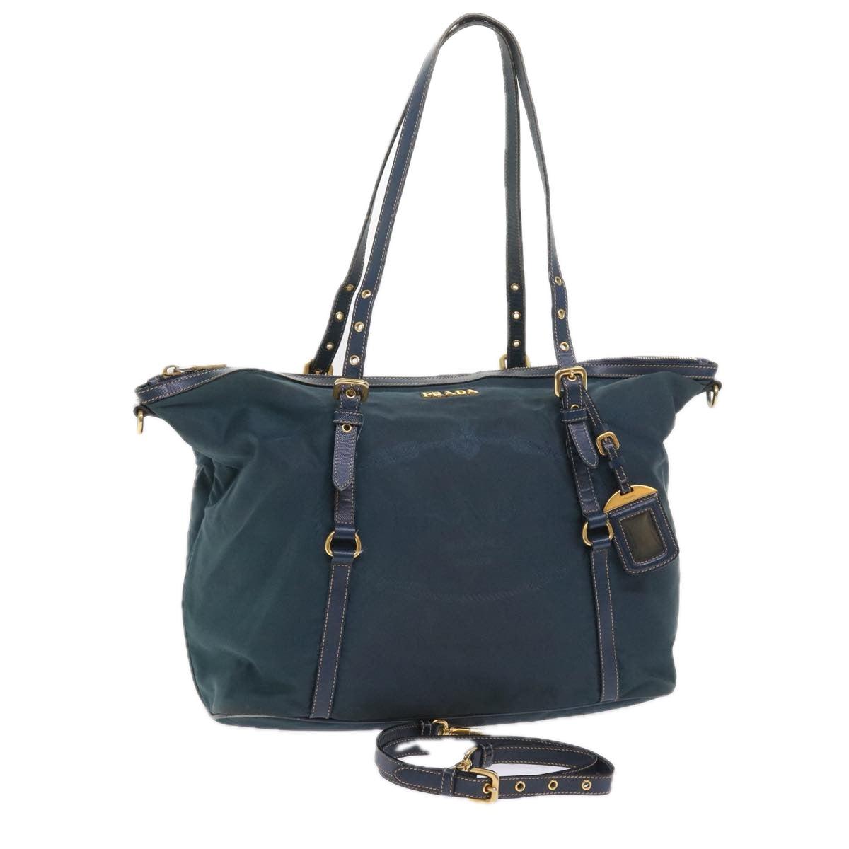 PRADA Shoulder Bag Nylon Navy Auth ep2203