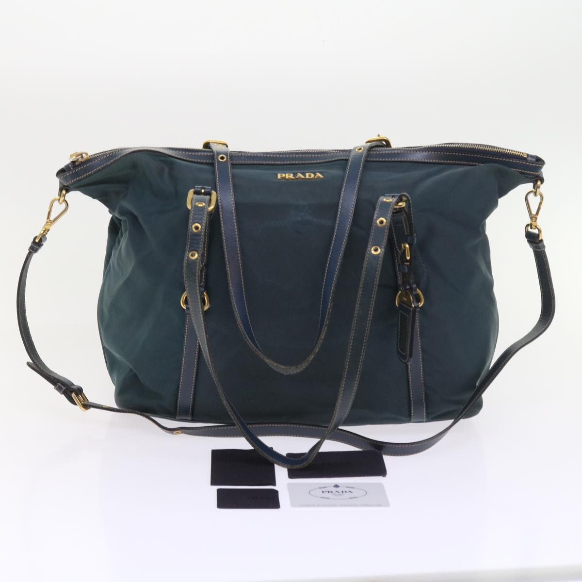 PRADA Shoulder Bag Nylon Navy Auth ep2203