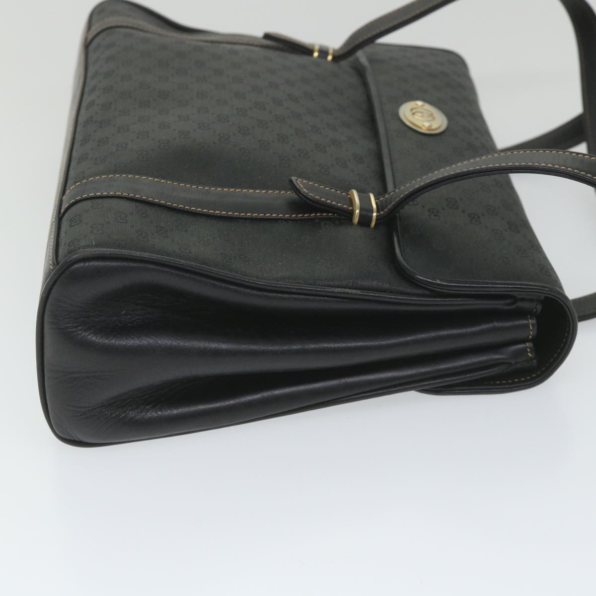 GUCCI Micro GG Supreme Hand Bag PVC Leather Black 000 46 4857 Auth ep2214