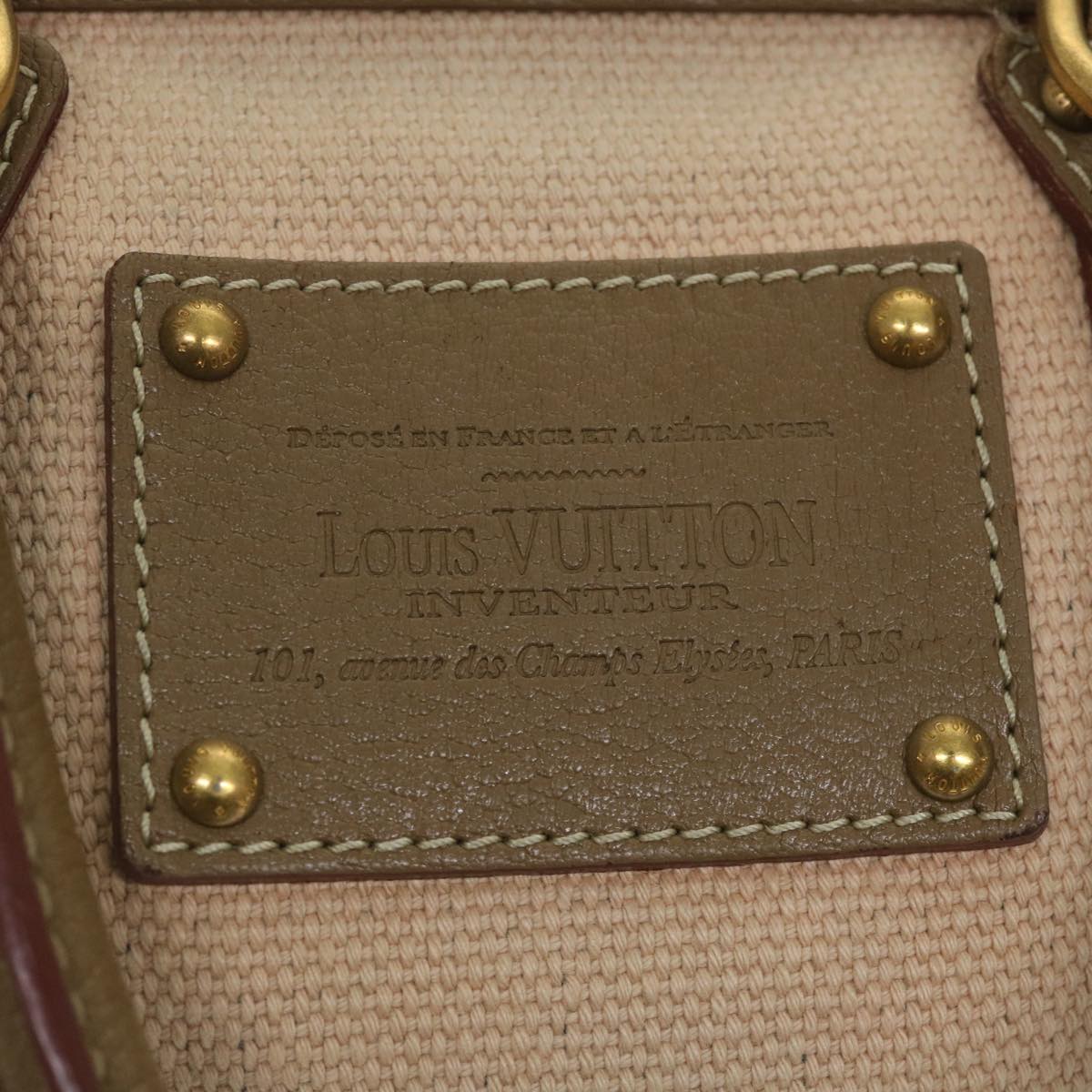 LOUIS VUITTON Antigua Sac De Nuit MM Hand Bag Beige M48826 LV Auth ep2232