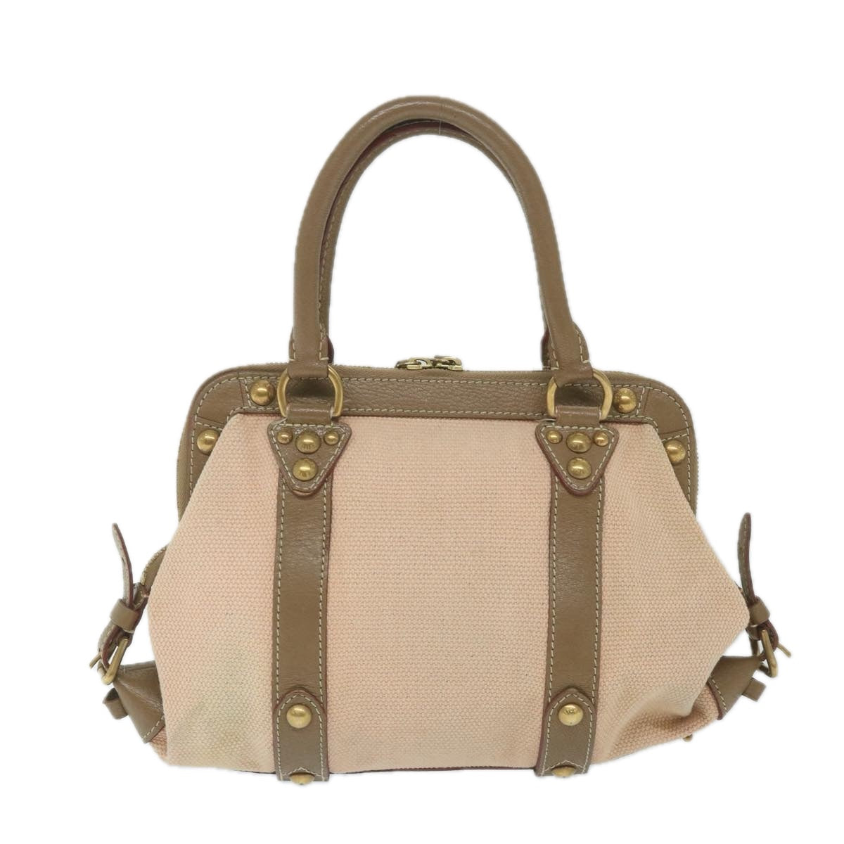 LOUIS VUITTON Antigua Sac De Nuit MM Hand Bag Beige M48826 LV Auth ep2232