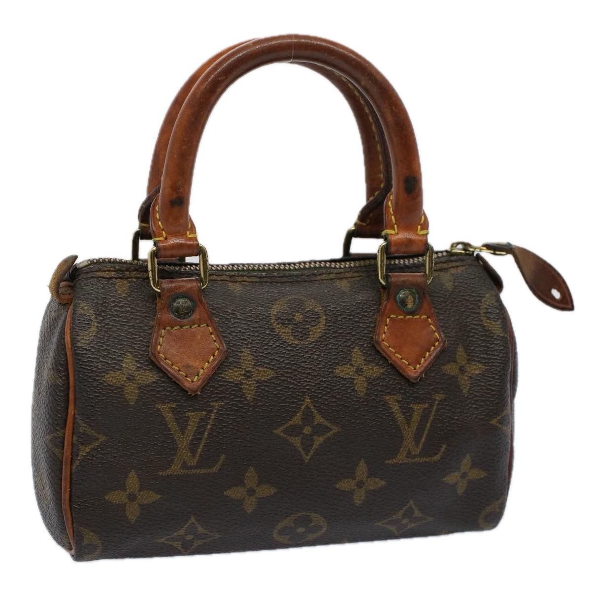 LOUIS VUITTON Monogram Mini Speedy Hand Bag M41534 LV Auth ep2408