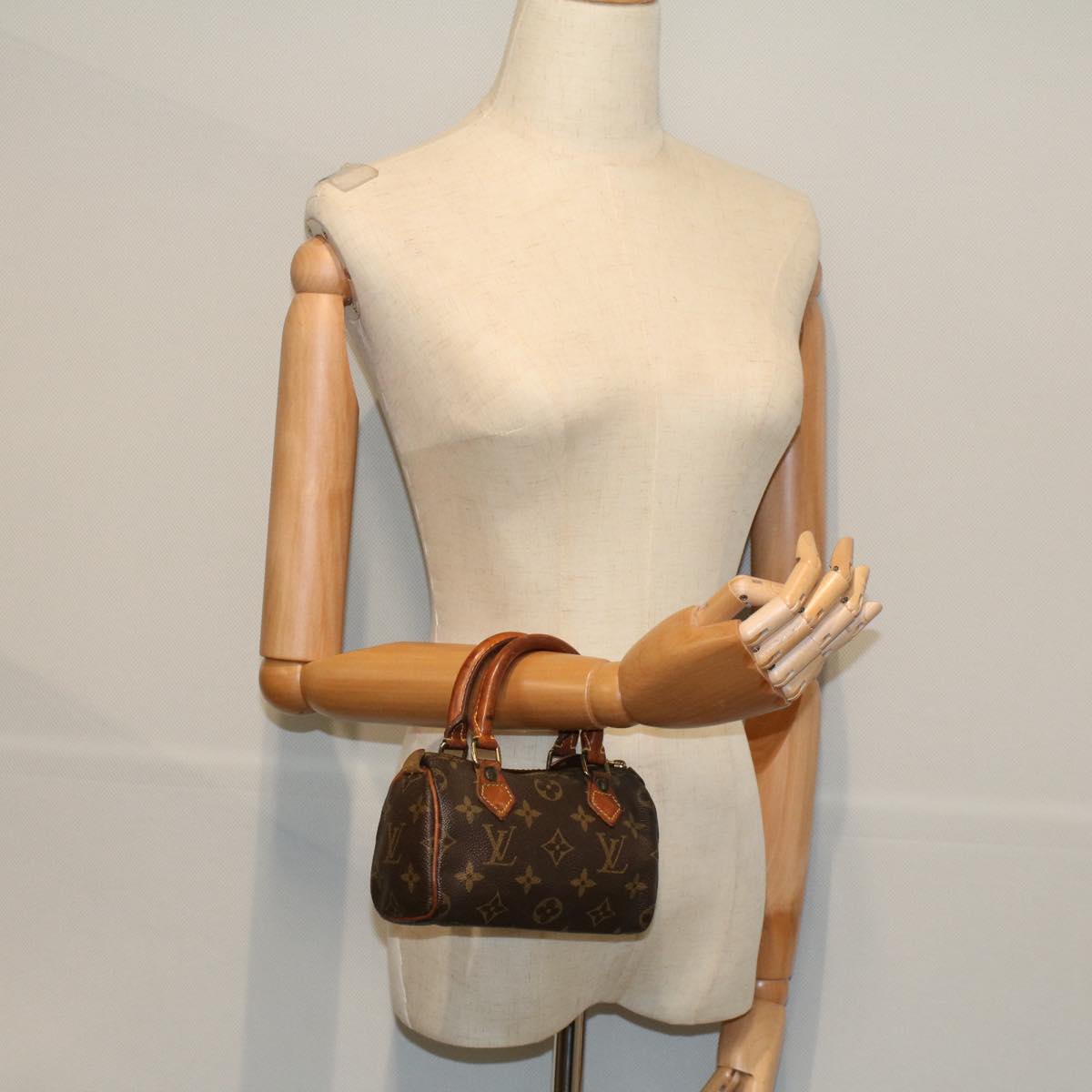 LOUIS VUITTON Monogram Mini Speedy Hand Bag M41534 LV Auth ep2408