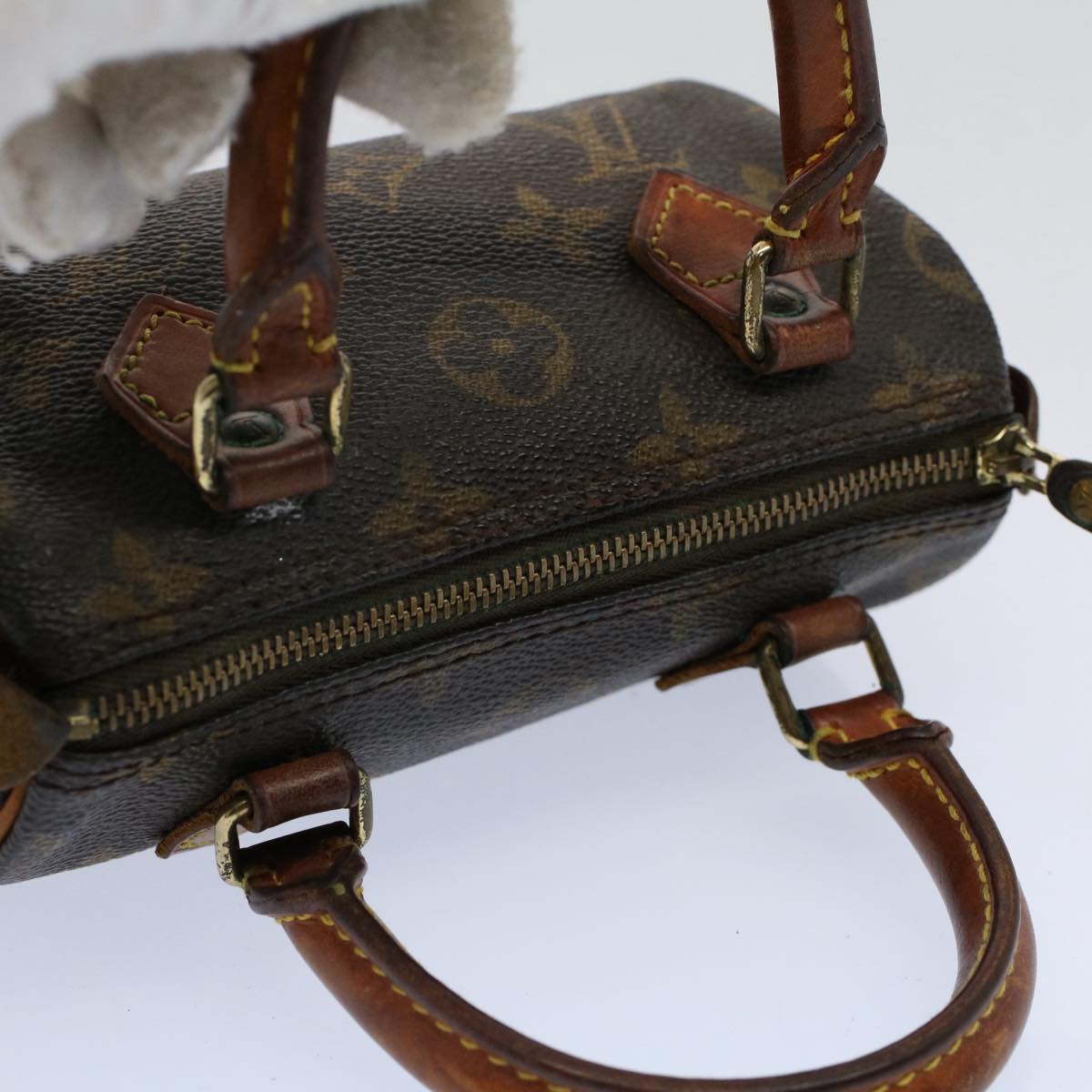 LOUIS VUITTON Monogram Mini Speedy Hand Bag M41534 LV Auth ep2408