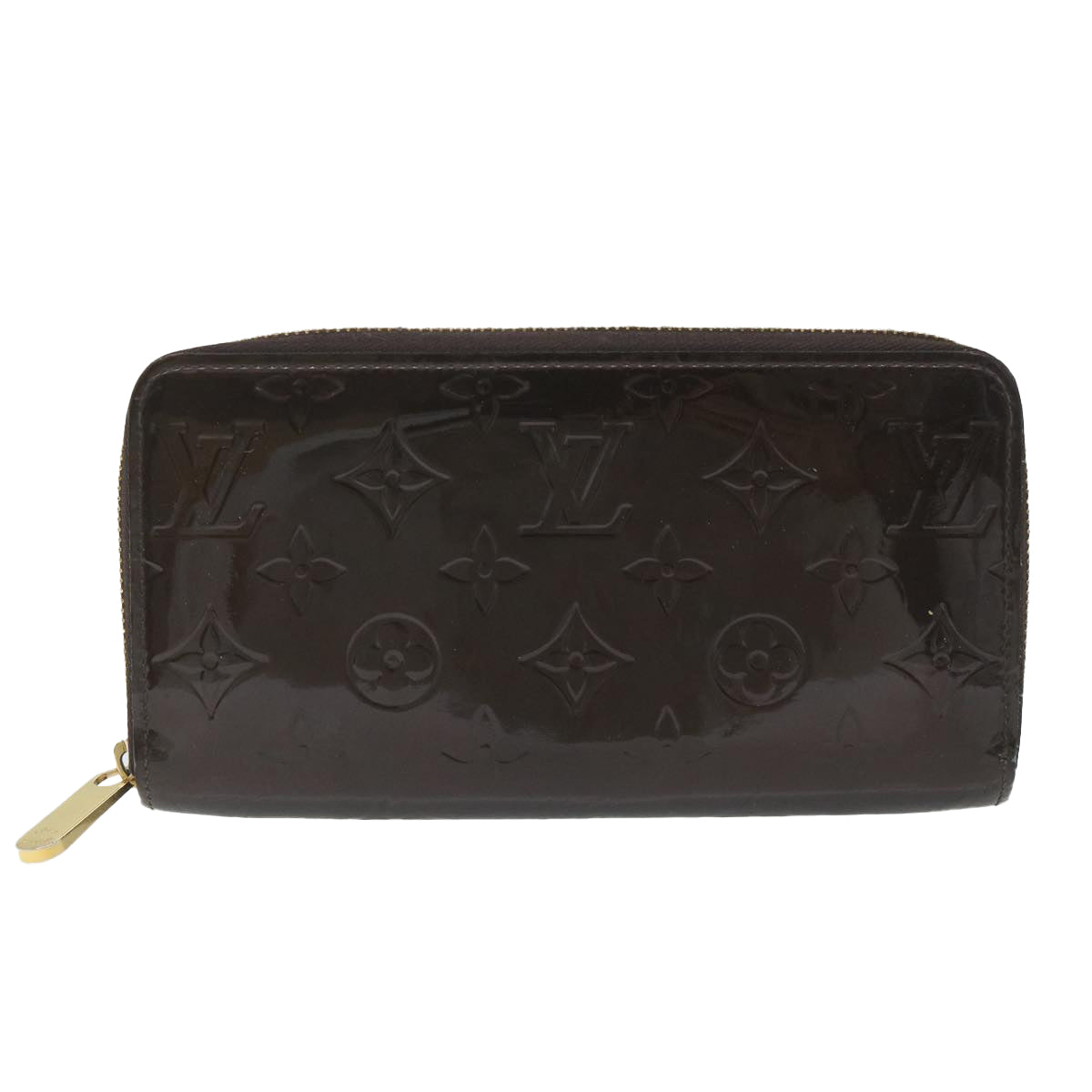 LOUIS VUITTON Monogram Vernis Zippy Wallet Wallet Griyacht M90218 LV Auth ep2443