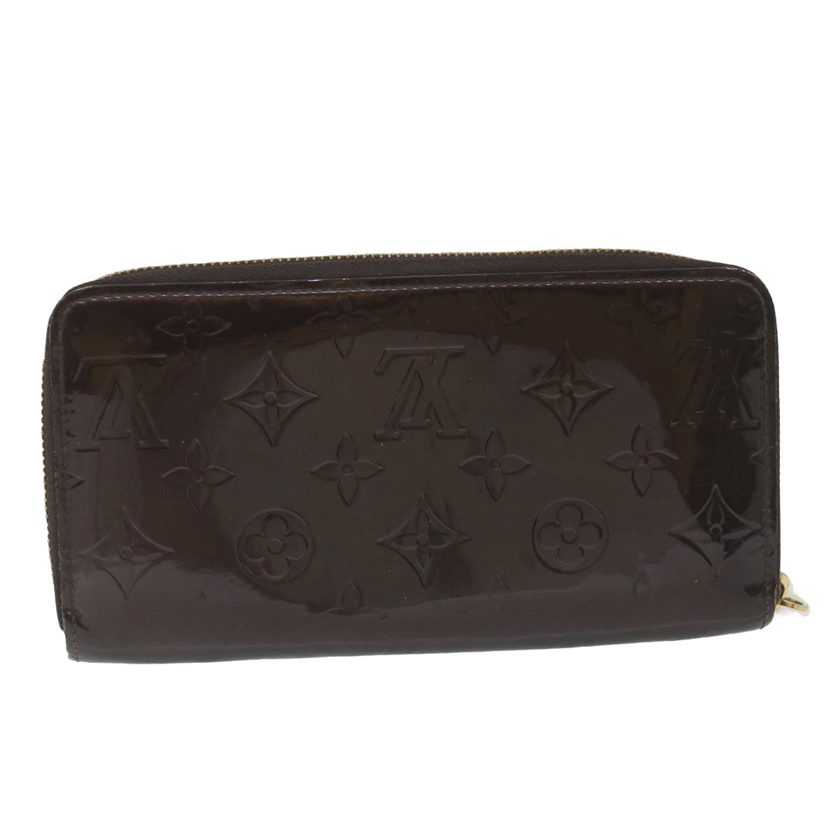 LOUIS VUITTON Monogram Vernis Zippy Wallet Wallet Griyacht M90218 LV Auth ep2443