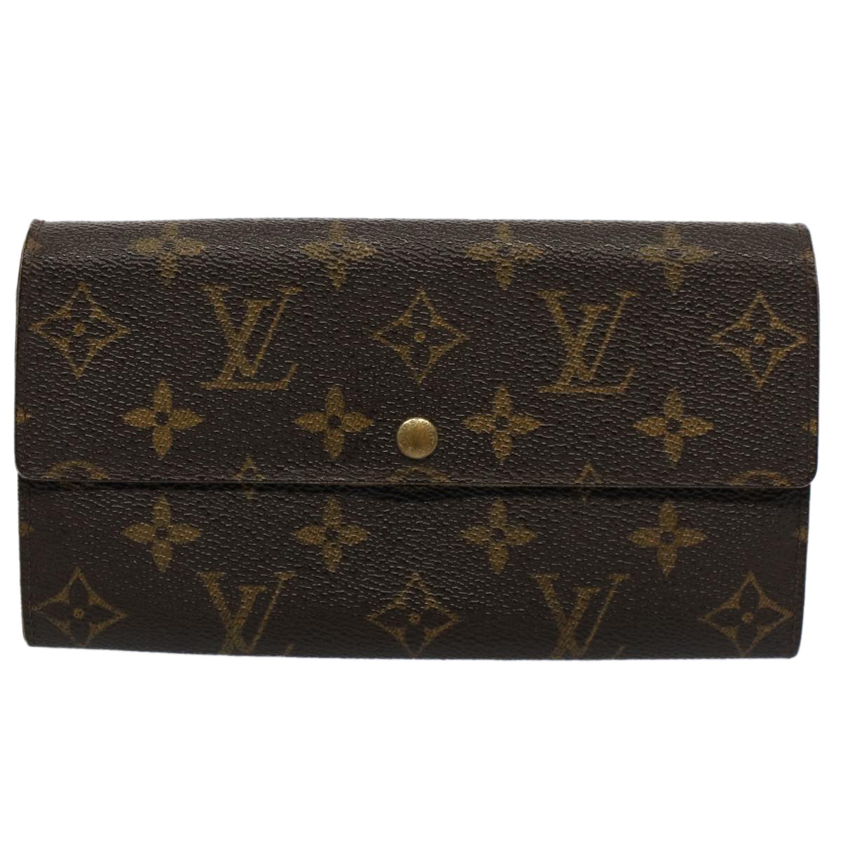 LOUIS VUITTON Monogram Portefeuille Sarah Long Wallet M60531 LV Auth ep2465