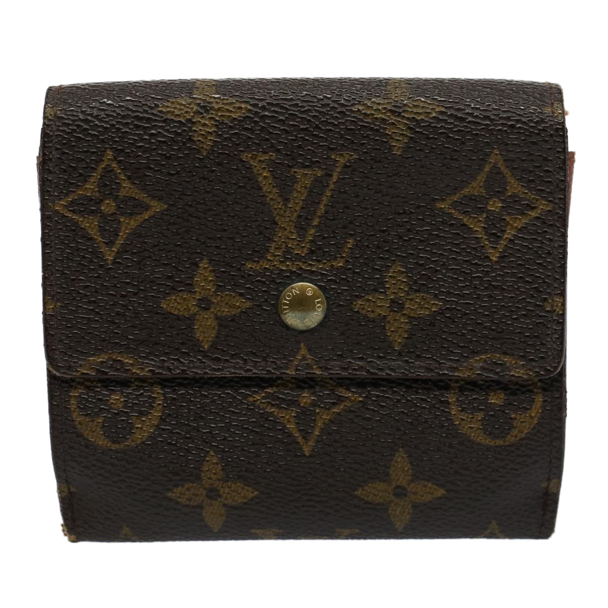 LOUIS VUITTON Monogram Porte Monnaie Bier Cartes Crdit Wallet M61652 Auth ep2466