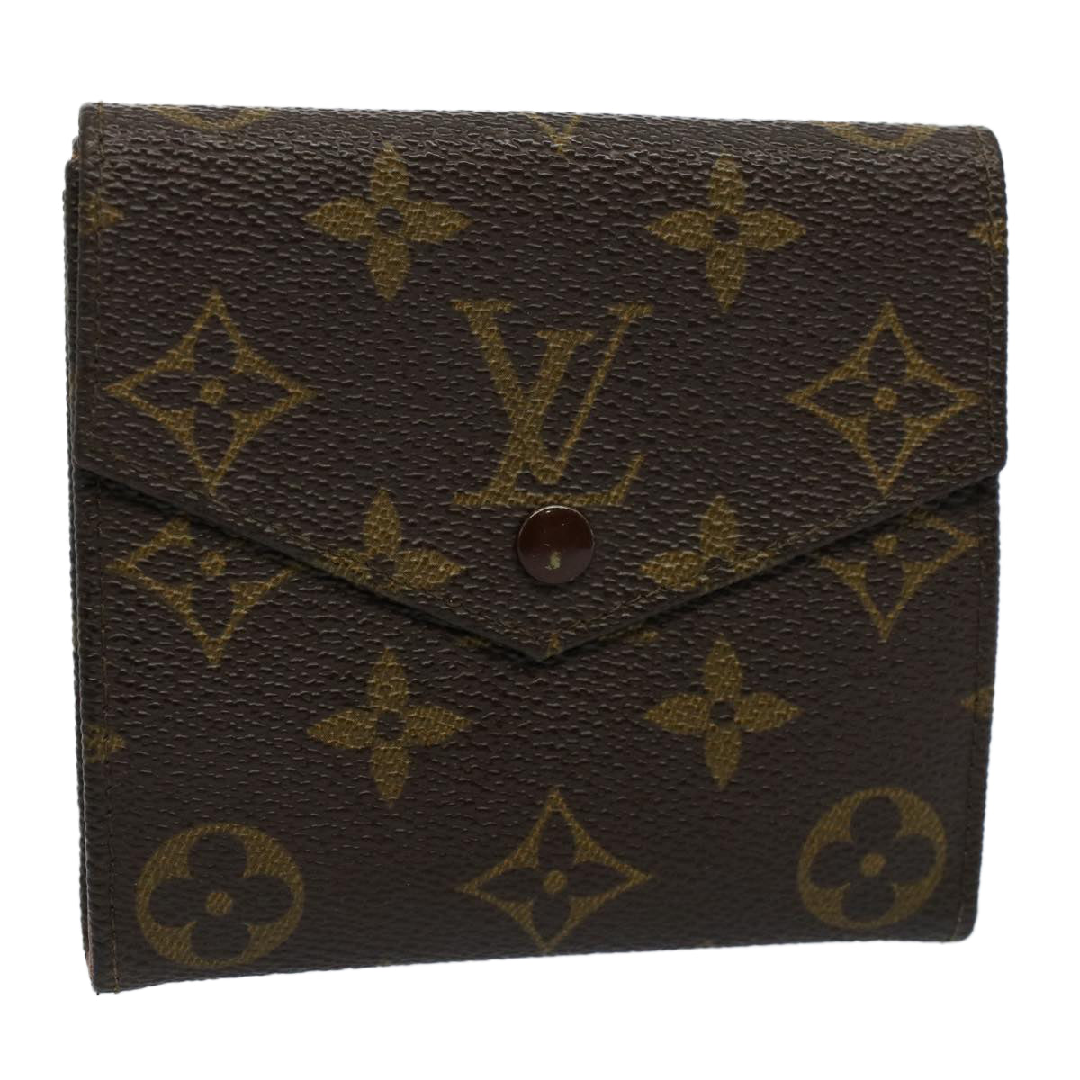 LOUIS VUITTON Monogram Porte Monnaie Bier Cartes Crdit Wallet M61652 Auth ep2467