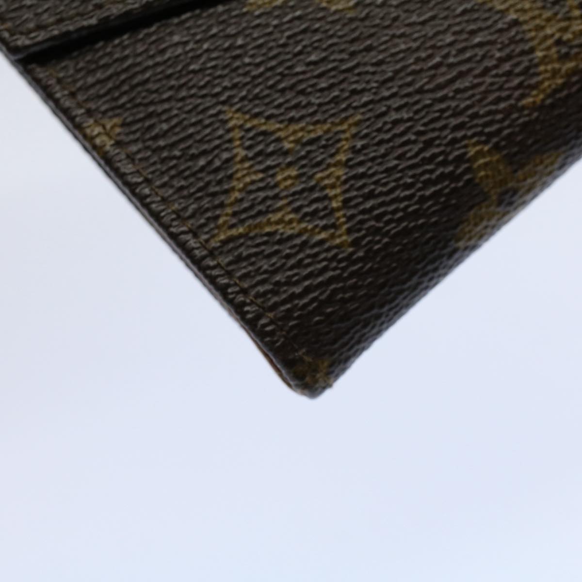 LOUIS VUITTON Monogram Porte Monnaie Bier Cartes Crdit Wallet M61652 Auth ep2467