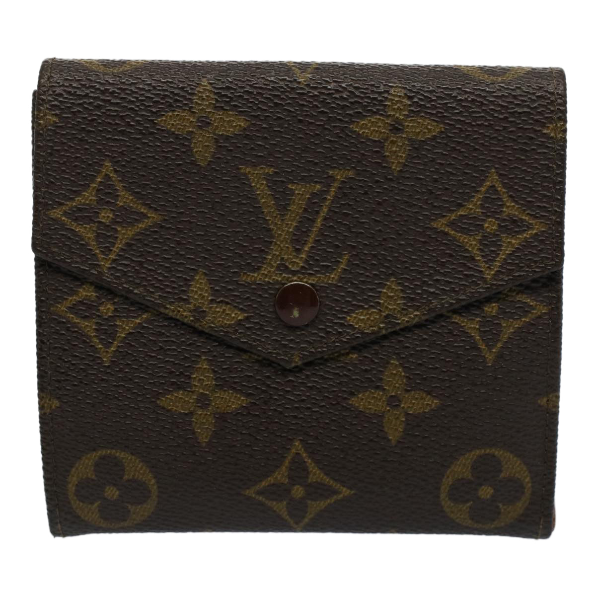 LOUIS VUITTON Monogram Porte Monnaie Bier Cartes Crdit Wallet M61652 Auth ep2467