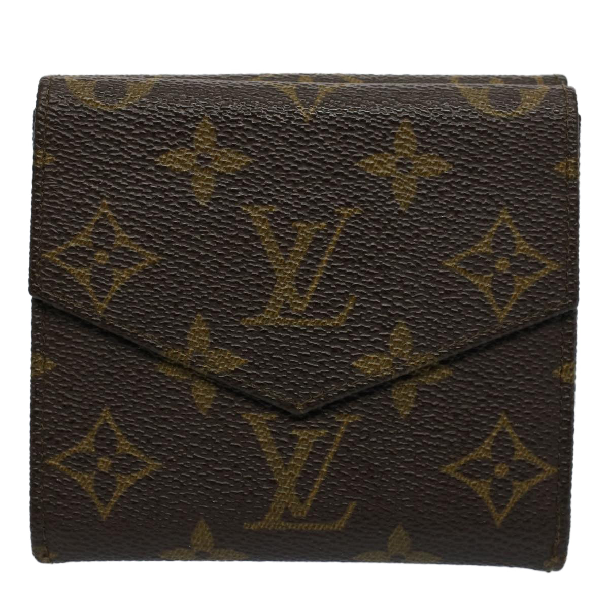 LOUIS VUITTON Monogram Porte Monnaie Bier Cartes Crdit Wallet M61652 Auth ep2467