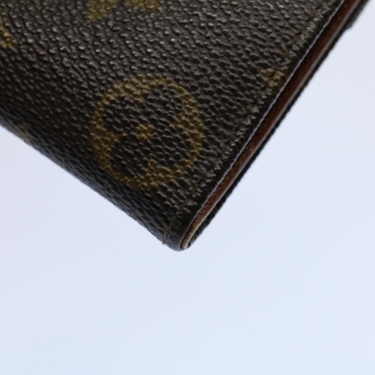 LOUIS VUITTON Monogram Porte Monnaie Bier Cartes Crdit Wallet M61652 Auth ep2467