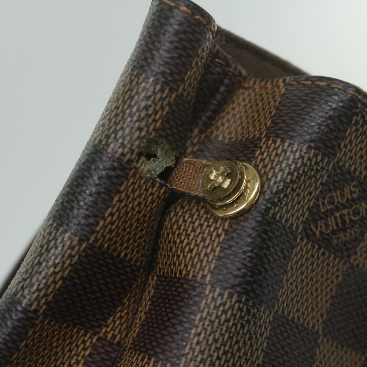 LOUIS VUITTON Damier Ebene Kababobur Tote Bag N52006 LV Auth ep2568