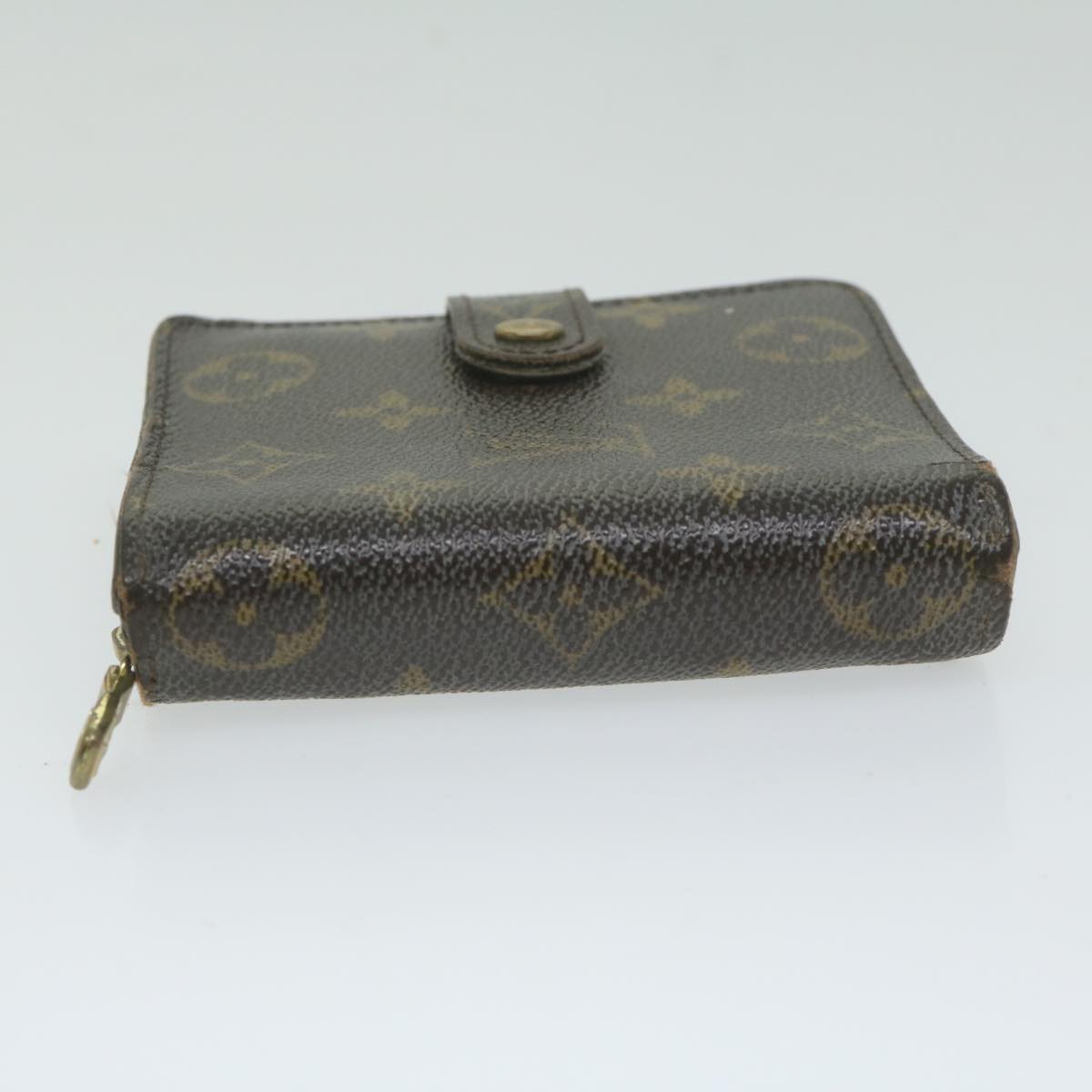 LOUIS VUITTON Monogram Compact Zip Wallet M61667 LV Auth ep2752