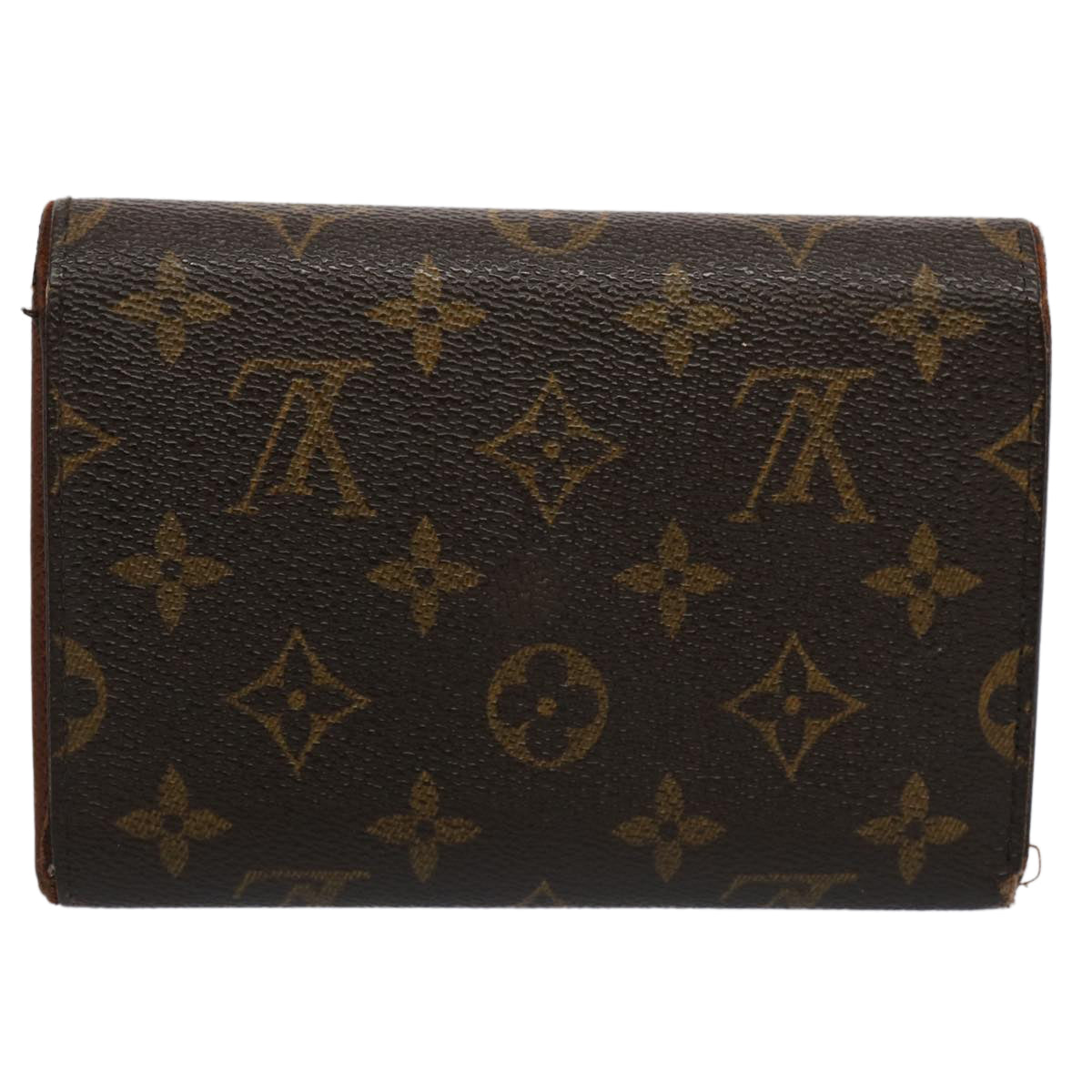 LOUIS VUITTON Monogram Porte Tresor Etui Papie Wallet M61202 LV Auth ep2764