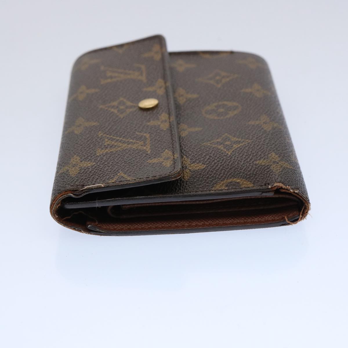 LOUIS VUITTON Monogram Porte Tresor Etui Papie Wallet M61202 LV Auth ep2764