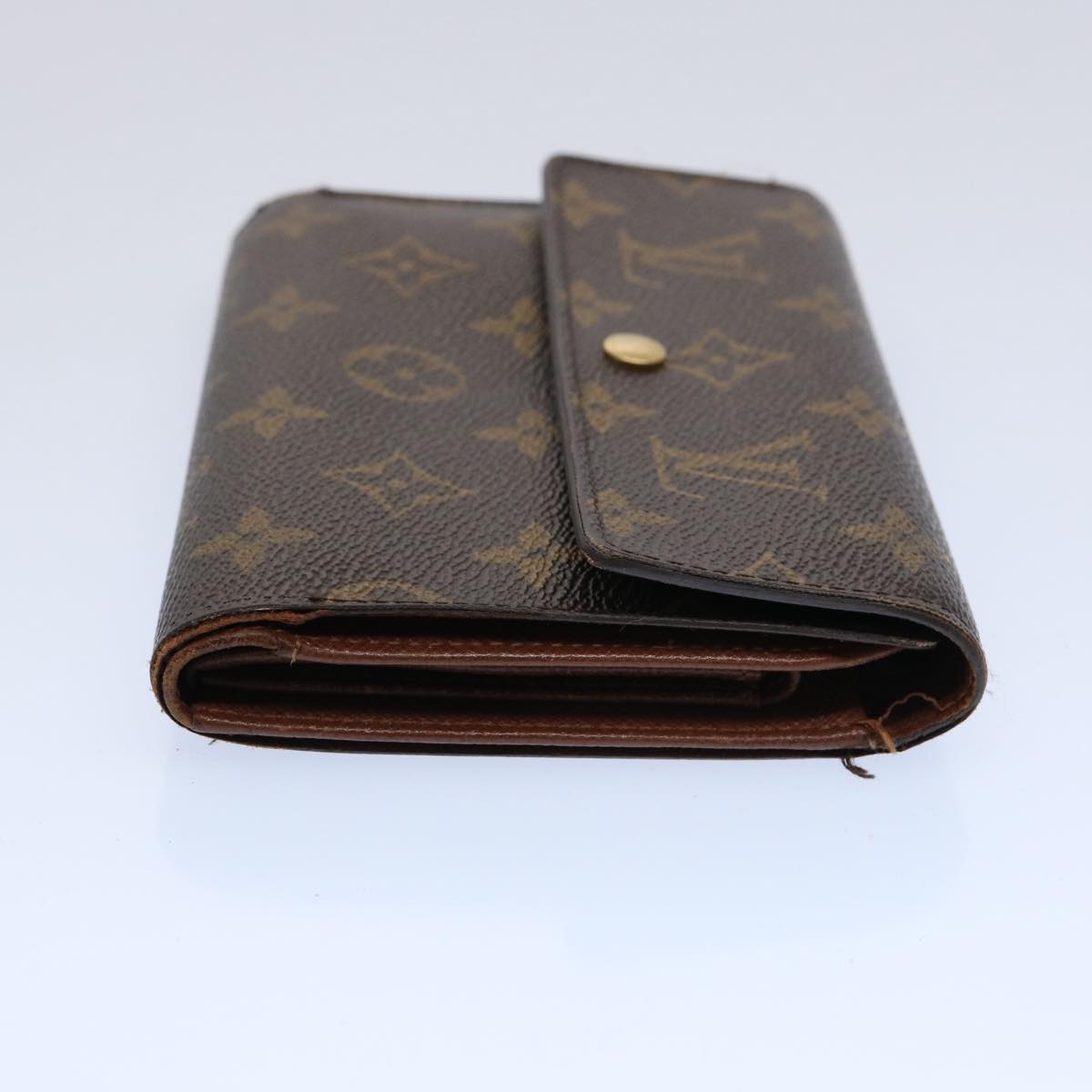 LOUIS VUITTON Monogram Porte Tresor Etui Papie Wallet M61202 LV Auth ep2764