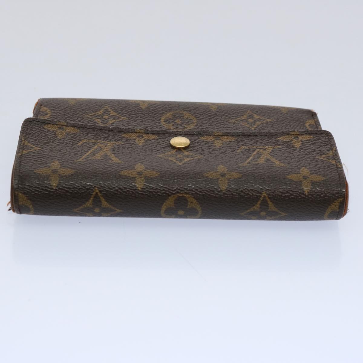 LOUIS VUITTON Monogram Porte Tresor Etui Papie Wallet M61202 LV Auth ep2764