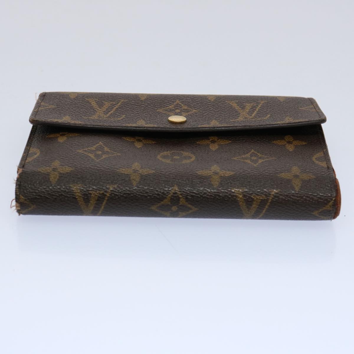 LOUIS VUITTON Monogram Porte Tresor Etui Papie Wallet M61202 LV Auth ep2764