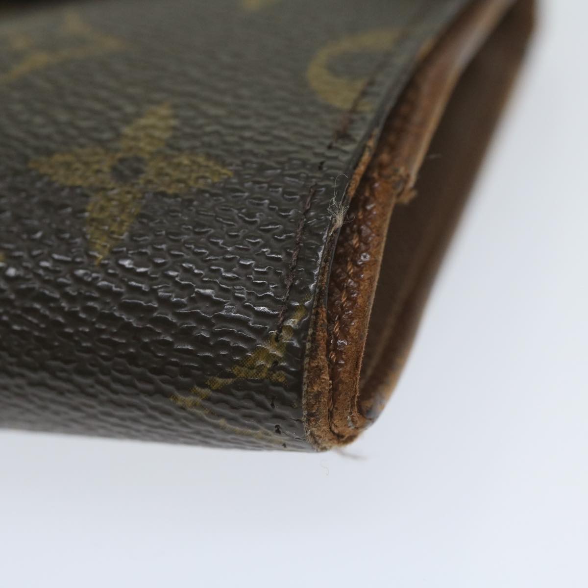 LOUIS VUITTON Monogram Porte Tresor Etui Papie Wallet M61202 LV Auth ep2766