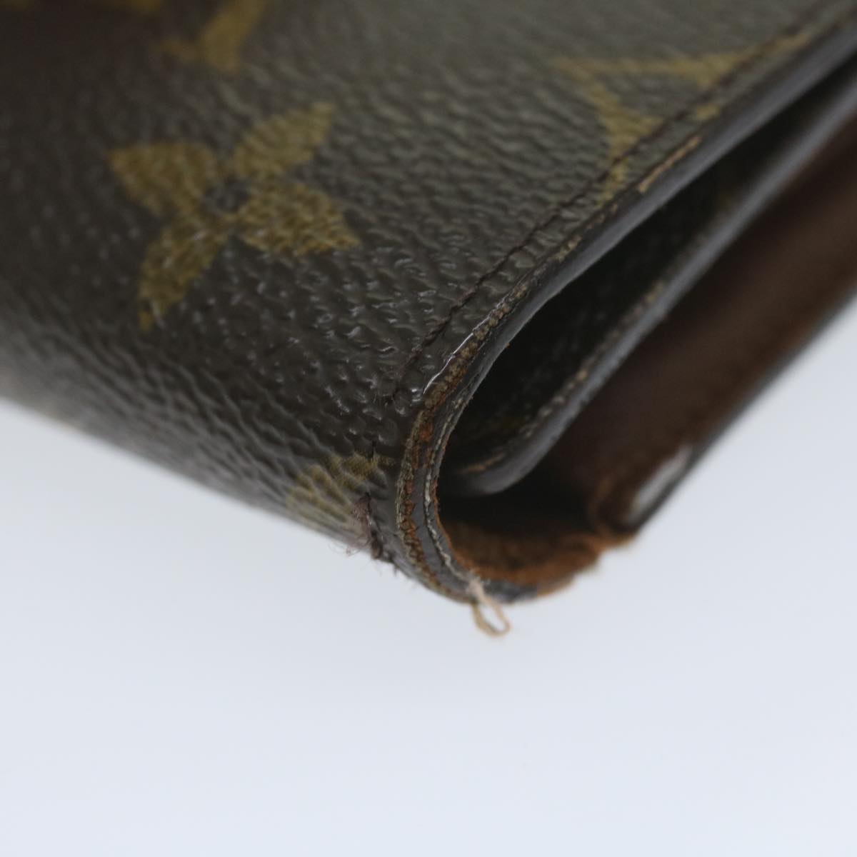 LOUIS VUITTON Monogram Porte Tresor Etui Papie Wallet M61202 LV Auth ep2766