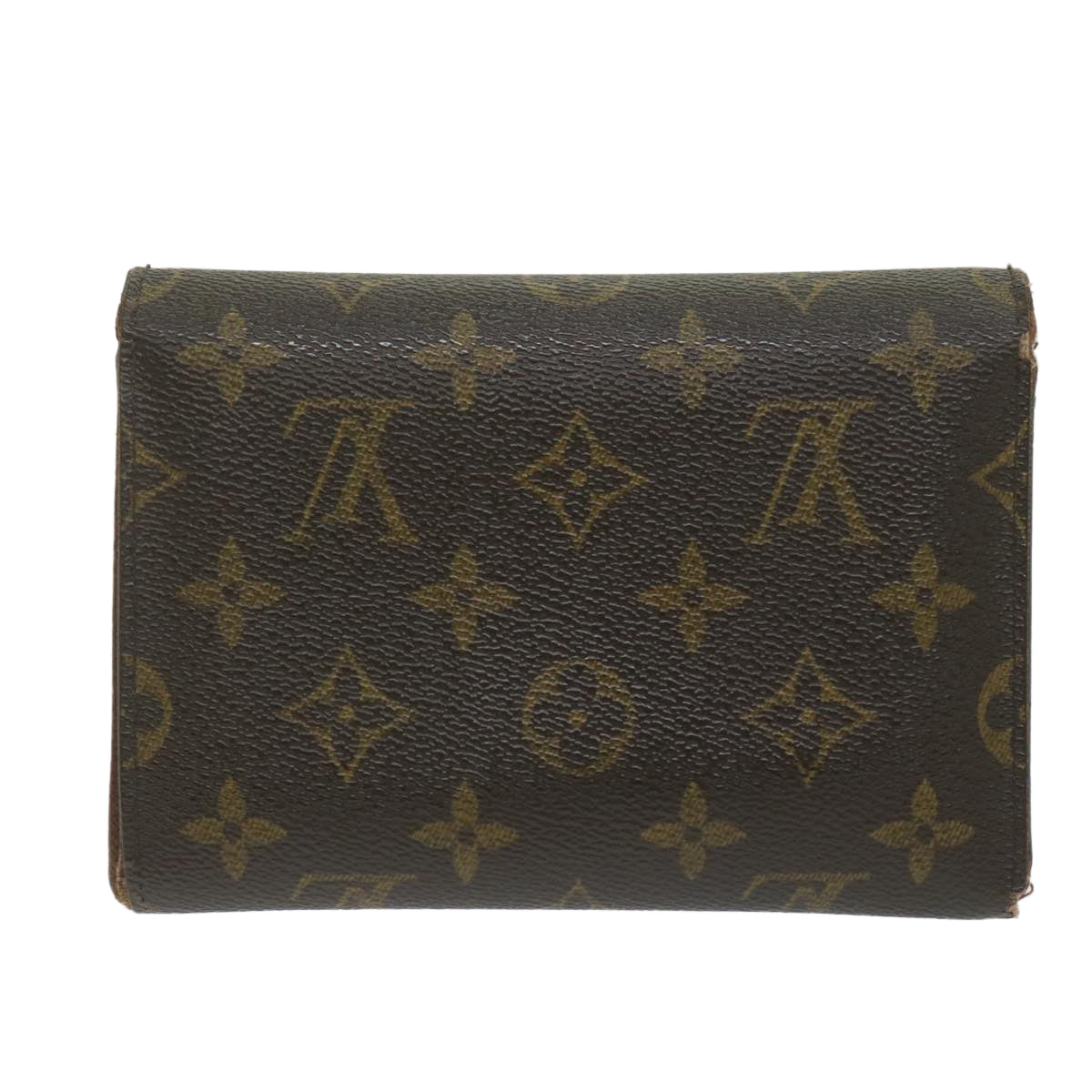 LOUIS VUITTON Monogram Porte Tresor Etui Papie Wallet M61202 LV Auth ep2766