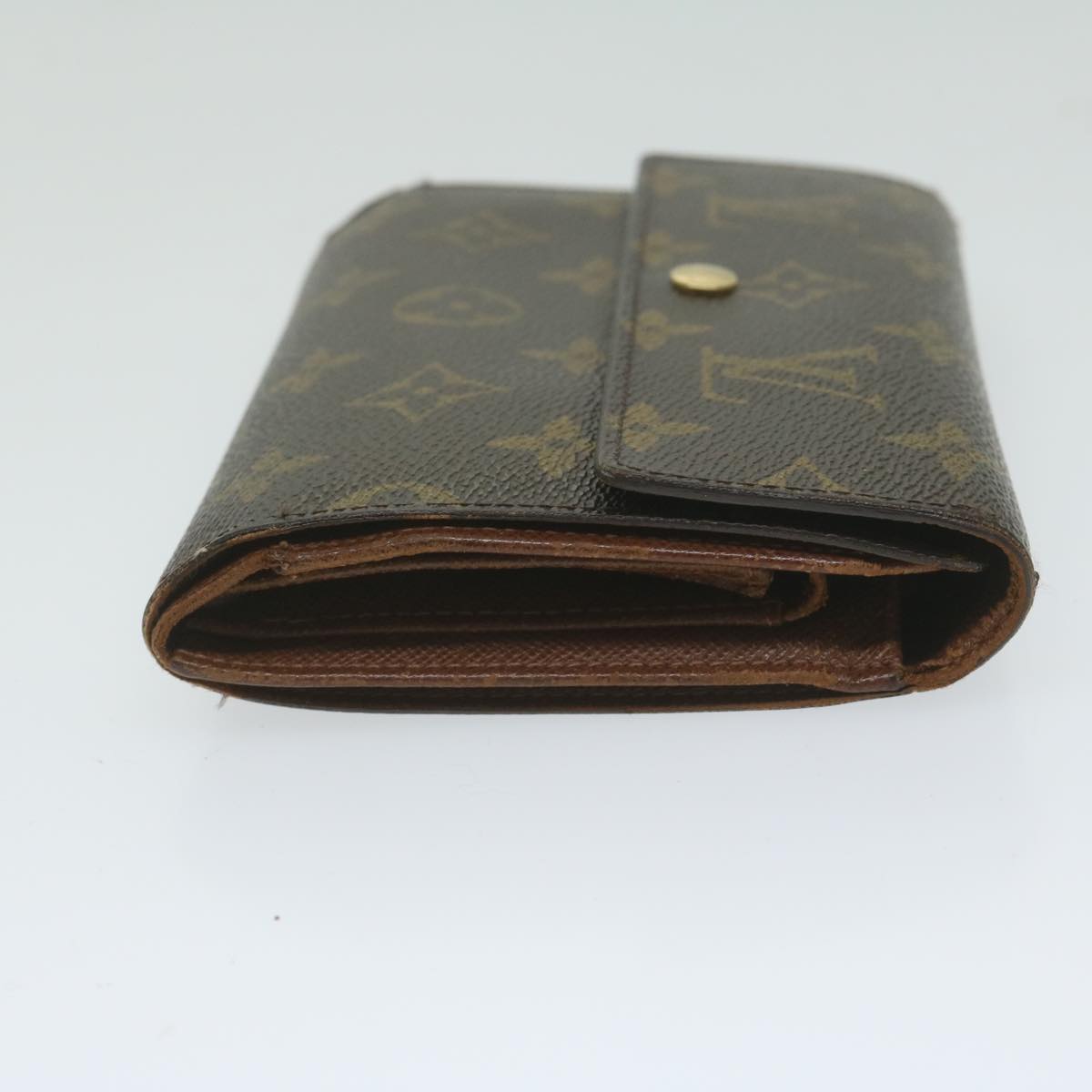 LOUIS VUITTON Monogram Porte Tresor Etui Papie Wallet M61202 LV Auth ep2766