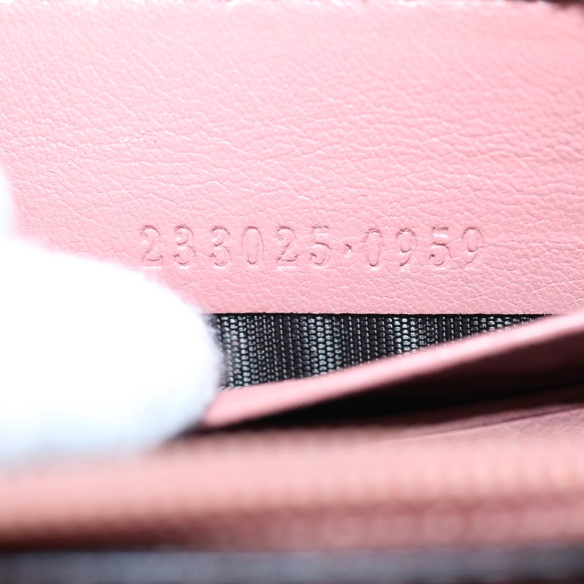 GUCCI GG Canvas Guccissima Long Wallet Pink 233025 Auth ep2769