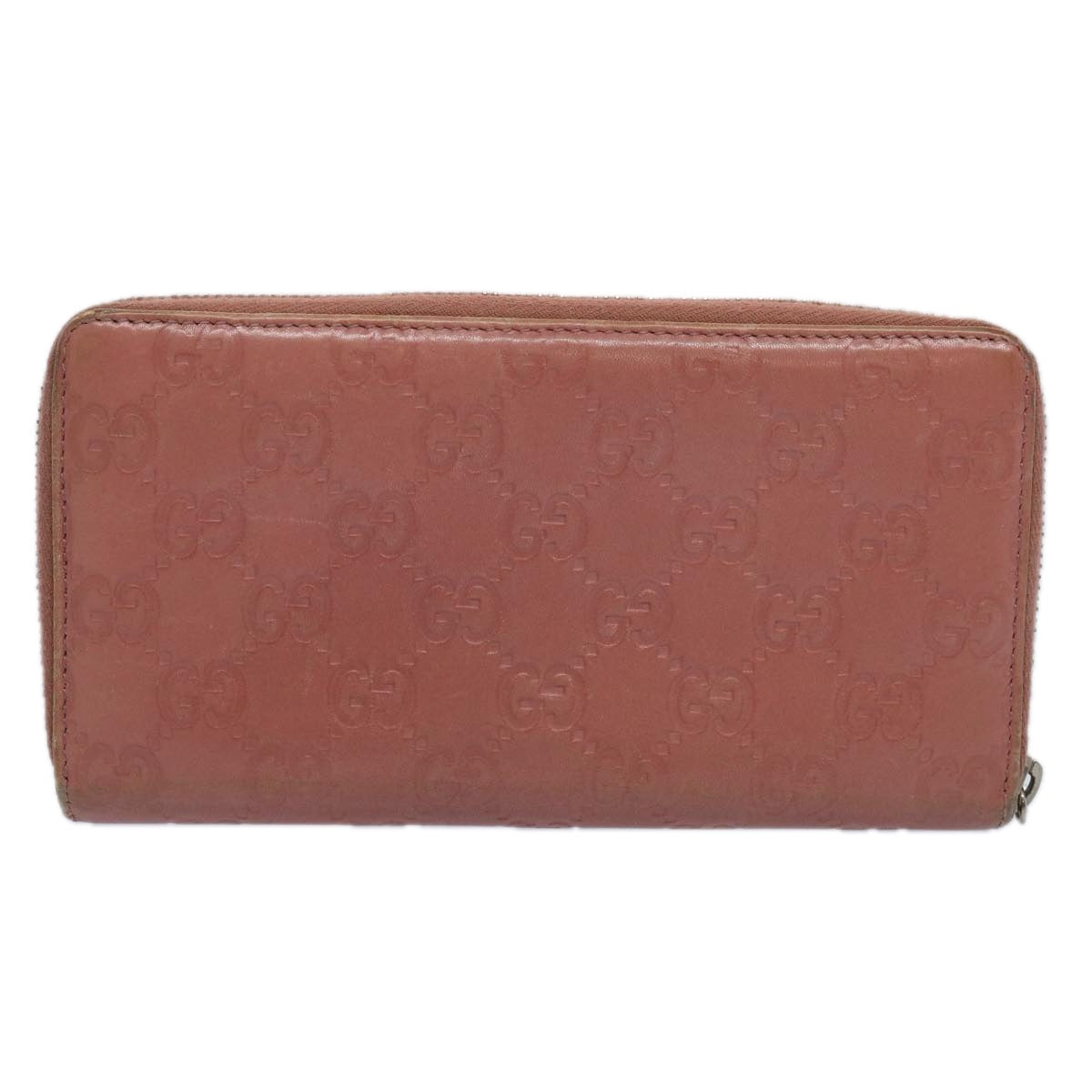 GUCCI GG Canvas Guccissima Long Wallet Pink 233025 Auth ep2769