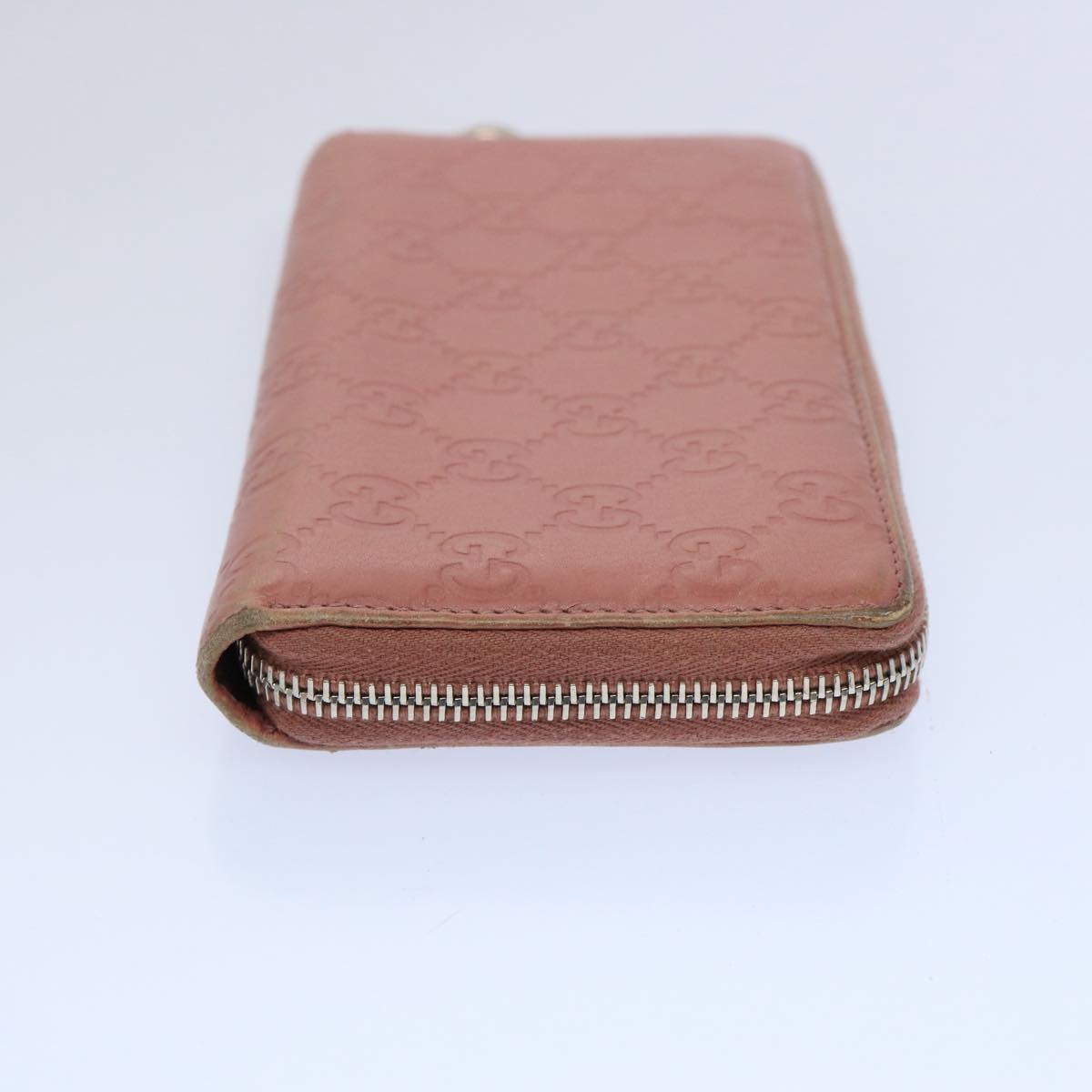 GUCCI GG Canvas Guccissima Long Wallet Pink 233025 Auth ep2769