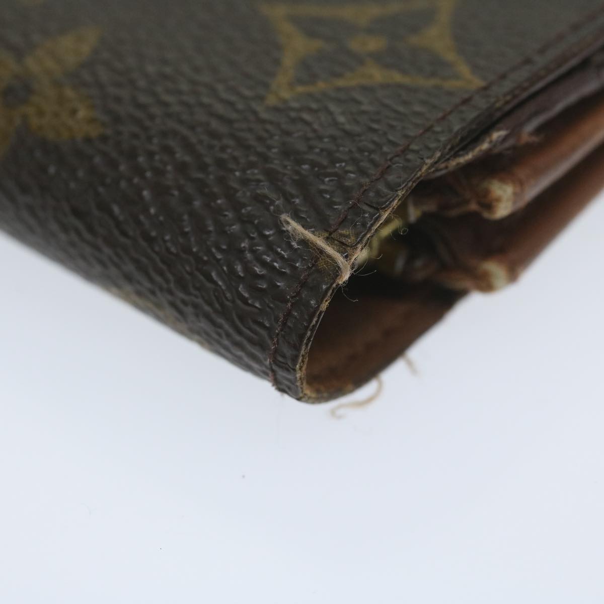 LOUIS VUITTON Monogram Pochette Porte Monnaie Credit Wallet M61725 Auth ep2781