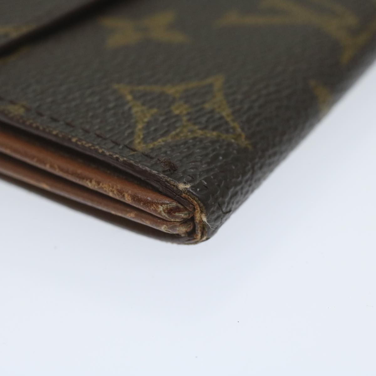 LOUIS VUITTON Monogram Pochette Porte Monnaie Credit Wallet M61725 Auth ep2781