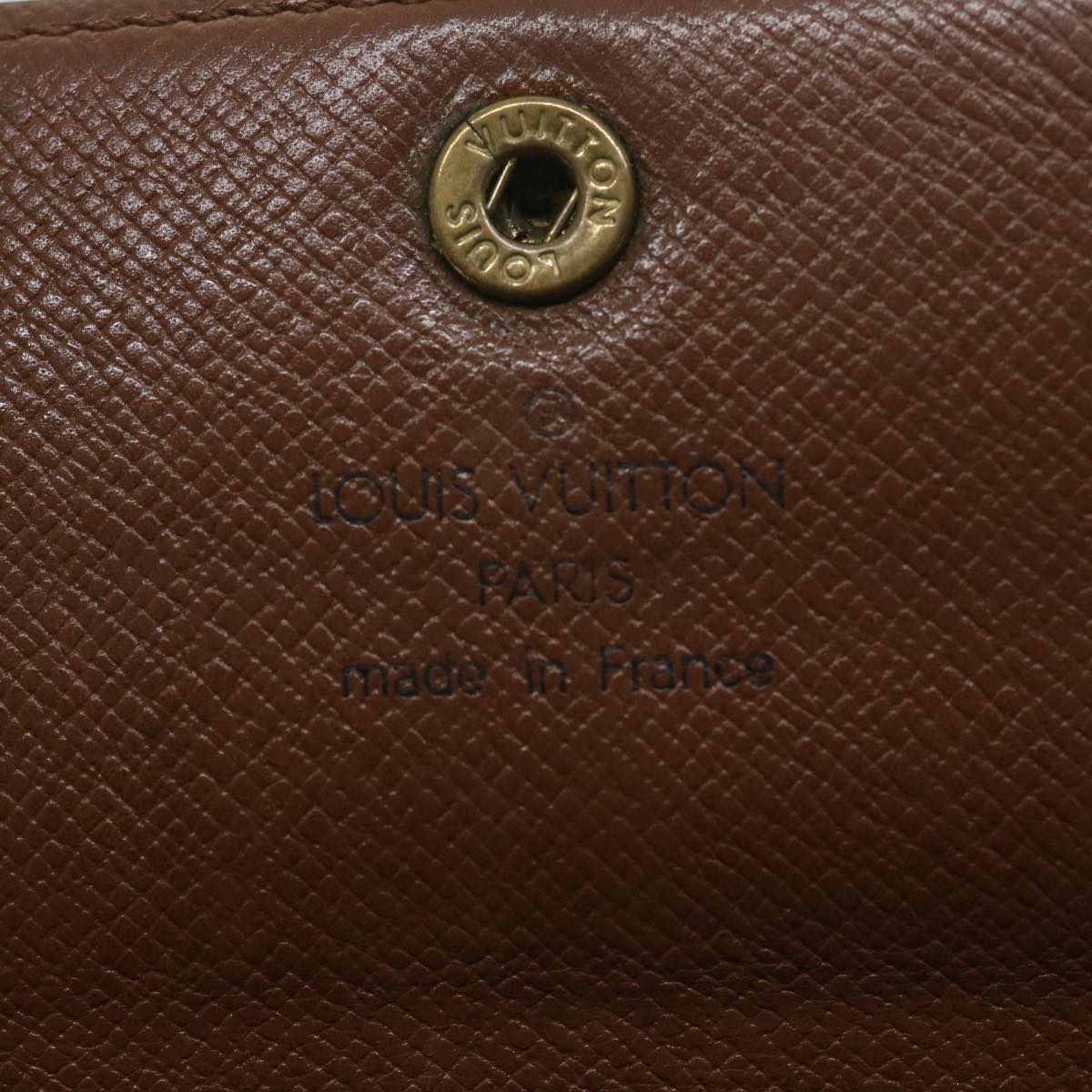 LOUIS VUITTON Monogram Pochette Porte Monnaie Credit Wallet M61725 Auth ep2781