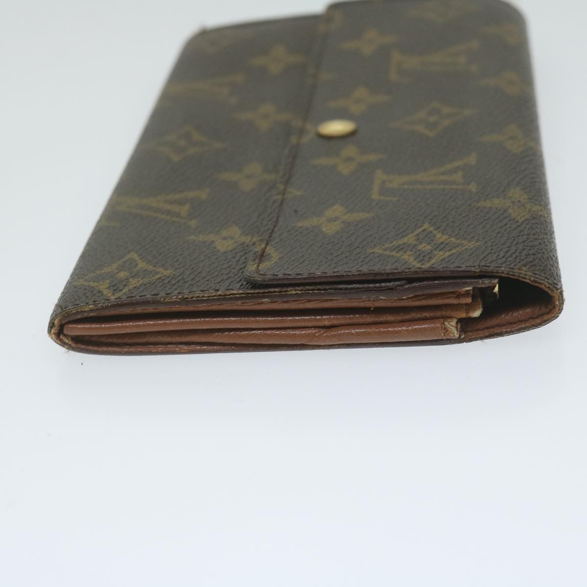 LOUIS VUITTON Monogram Pochette Porte Monnaie Credit Wallet M61725 Auth ep2781