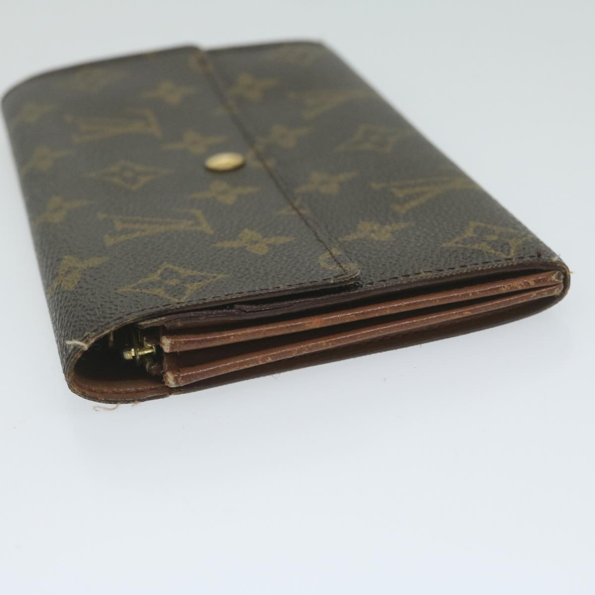 LOUIS VUITTON Monogram Pochette Porte Monnaie Credit Wallet M61725 Auth ep2781