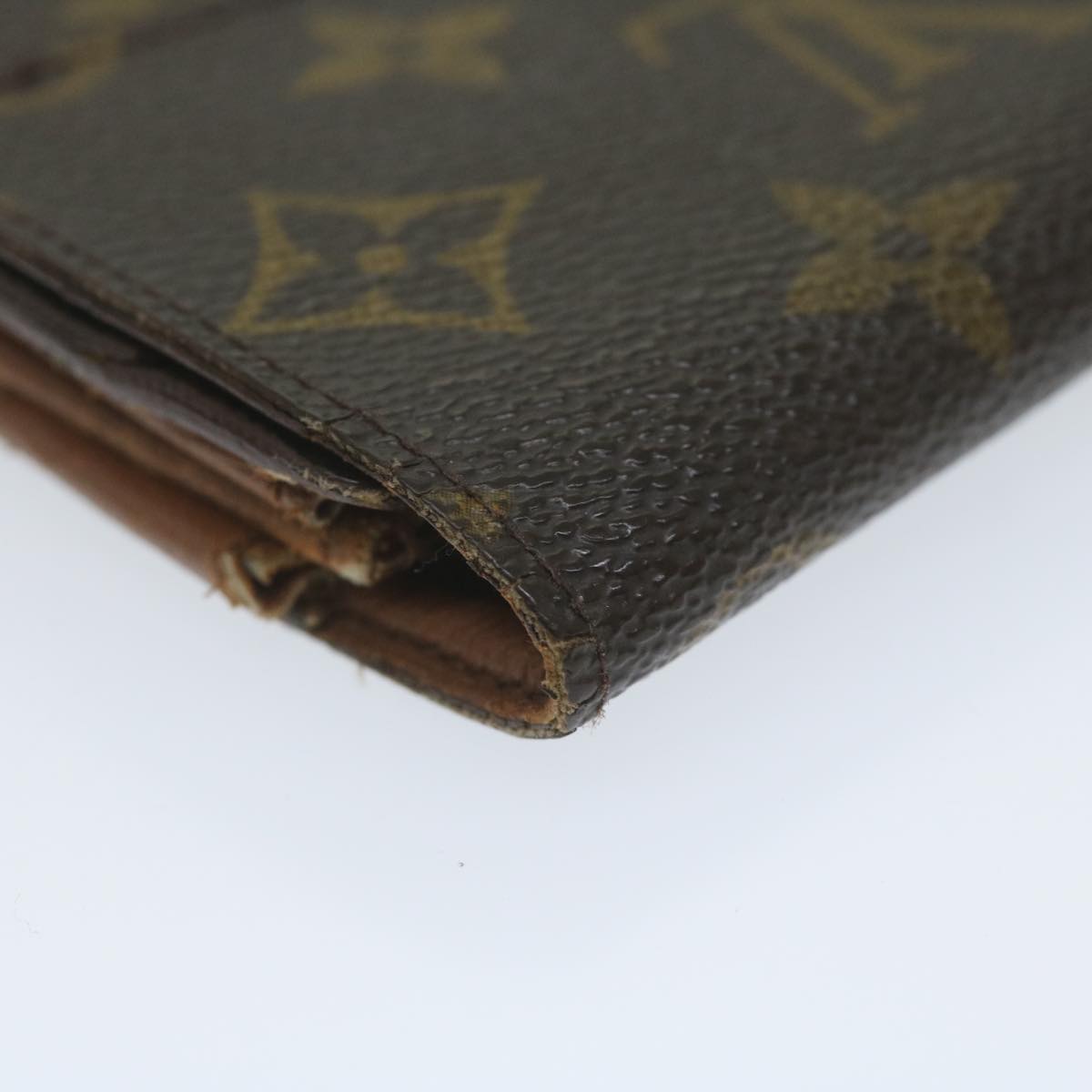 LOUIS VUITTON Monogram Pochette Porte Monnaie Credit Wallet M61725 Auth ep2781