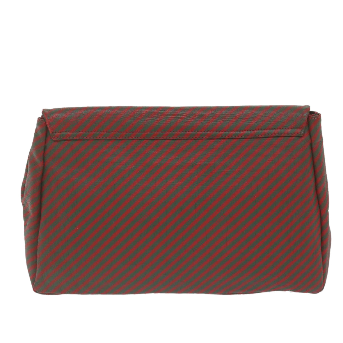 GUCCI Pouch Coated Canvas Red Auth ep2799