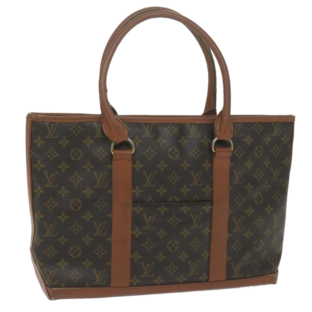 LOUIS VUITTON Monogram Sac Weekend PM Tote Bag M42425 LV Auth ep2880